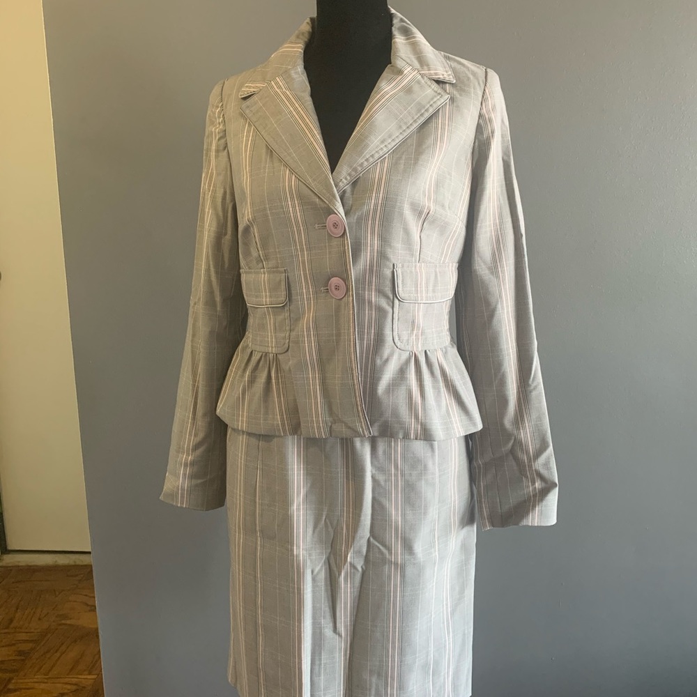 Adrienne Vittadini Skirt Suit, Sz 2P